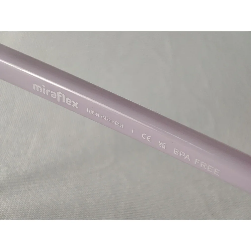 Miraflex‎ MF 4010 L358 Translucent Pink Purple Cat Eye Eyeglass Frames 51-16-135